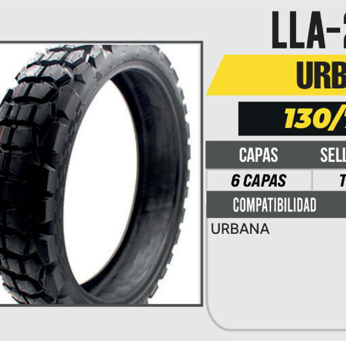 130/70-18 6 CAPAS P443 CAFÉ RACER USA CAMARA (TT)