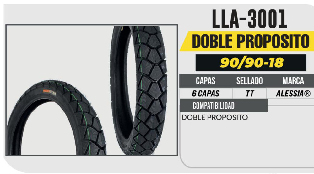 90/90-18 6 CAPAS P272A DOBLE PROPOSITO USA CAMARA (TT)