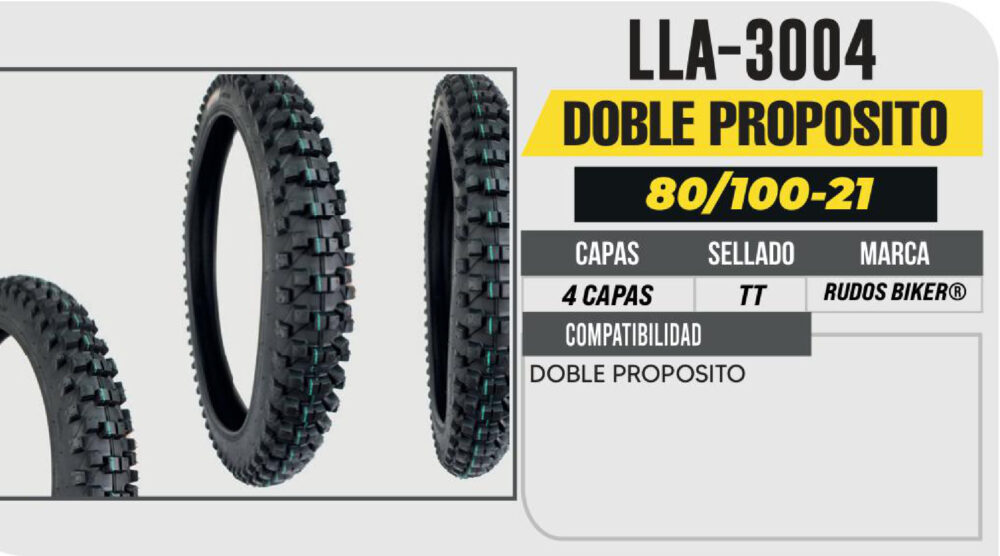 80/100-21 4 CAPAS P153 DOBLE PROPOSITO USA CAMARA (TT)