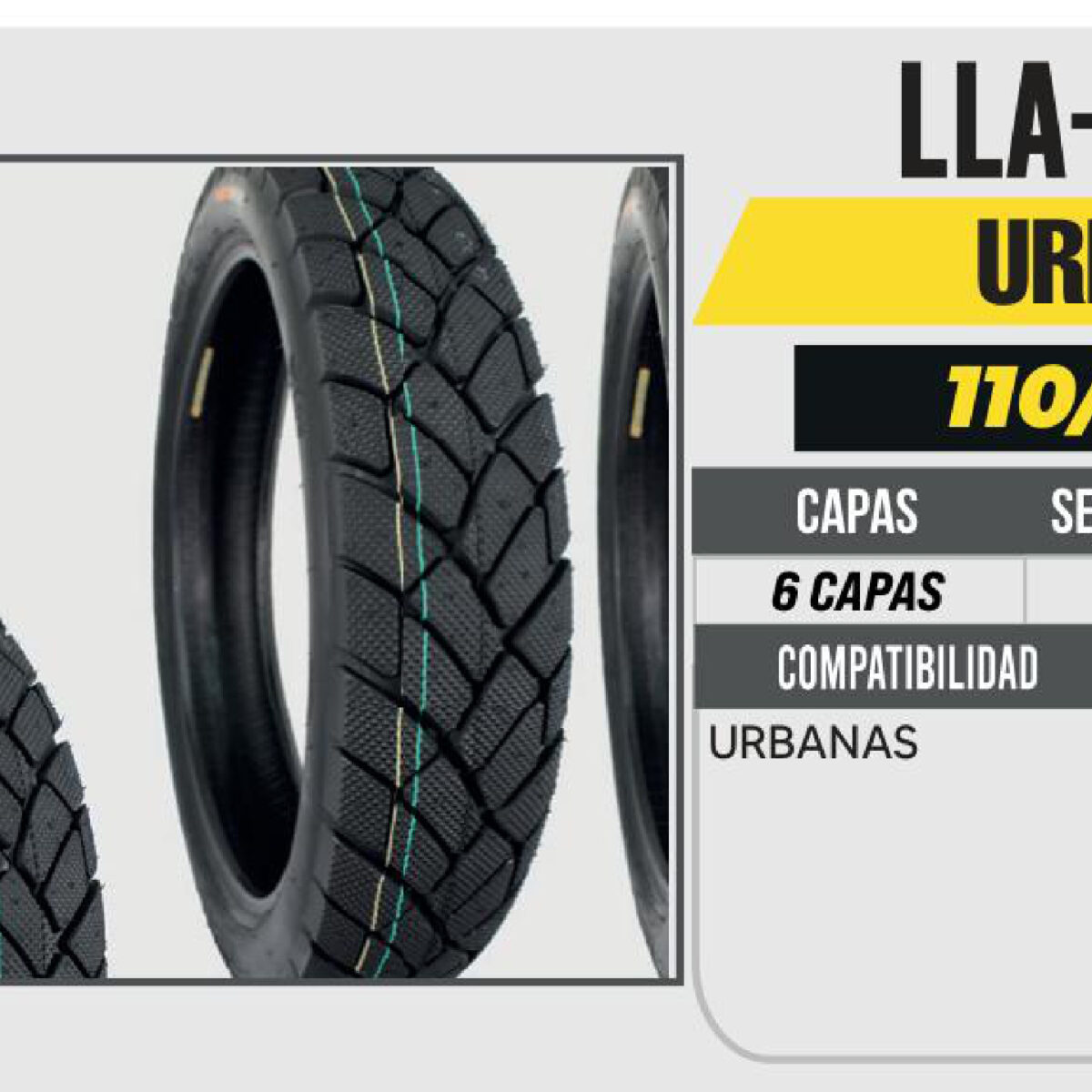 110/90-17 6 CAPAS CY277A URBANA NO USA CAMARA (TL)