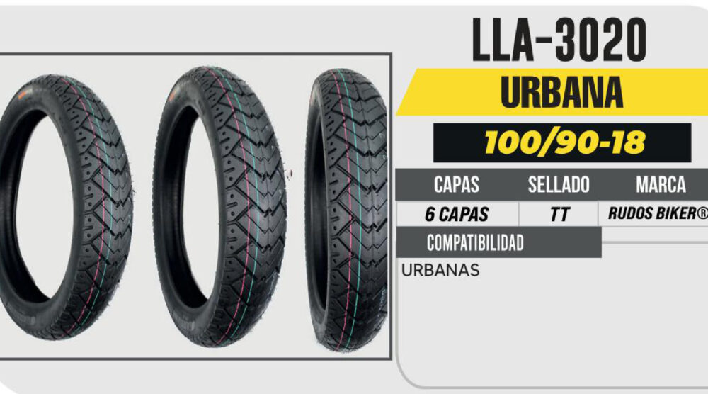 100/90-18 6 CAPAS P69 URBANA USA CAMARA (TT)