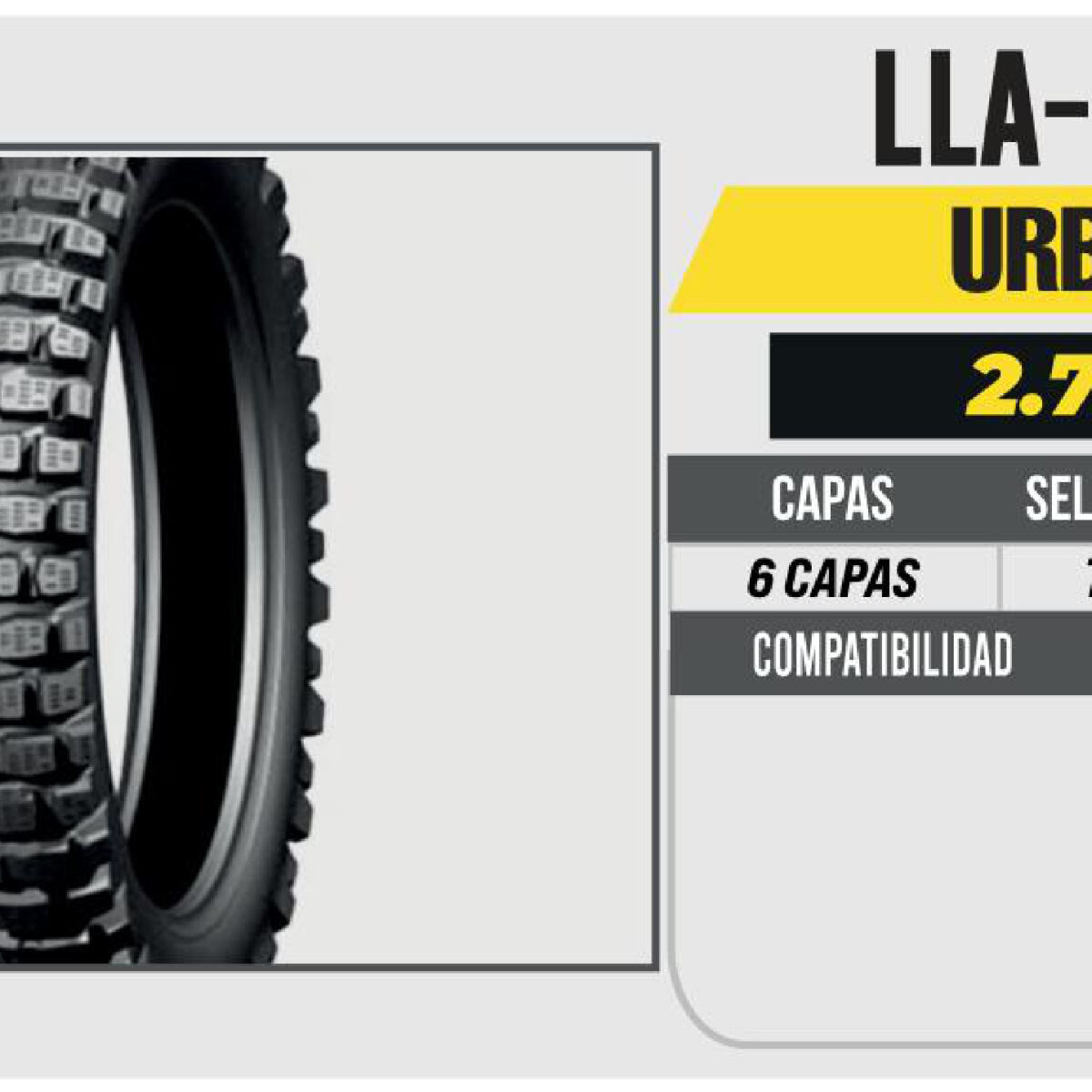 2.75-17 6 CAPAS CY241 (TT) TRASERA USA CAMARA