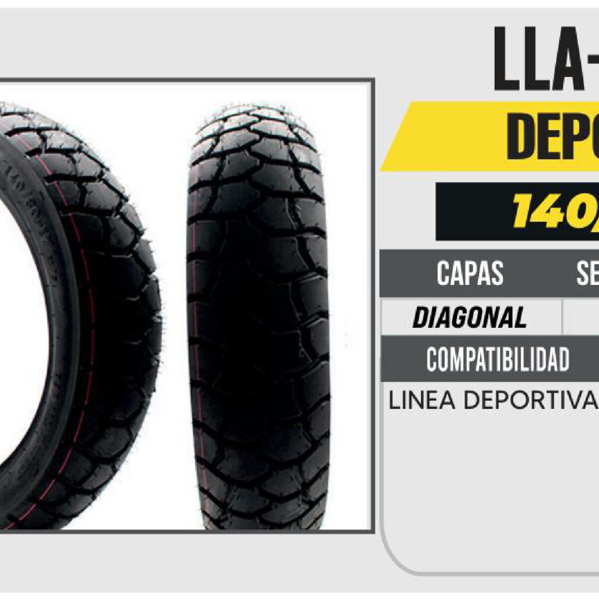 140/80-17 CY317 CALLE NO USA CAMARA (TL) TRASERA