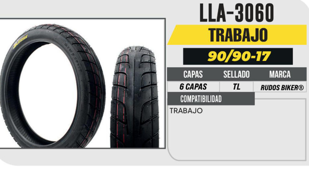 90/90-17 ALESSIA P222 CALLE 6PR NO USA CAMARA (TL) TRASERA