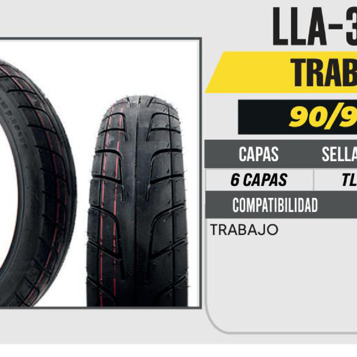 90/90-17 ALESSIA P222 CALLE 6PR NO USA CAMARA (TL) TRASERA