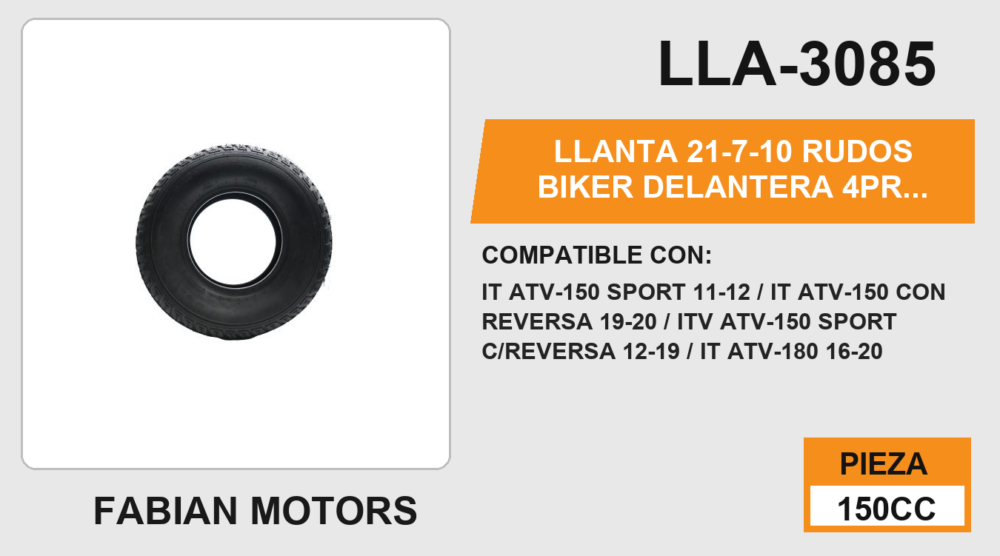 21/7-10 4PR P138 DELANTERA