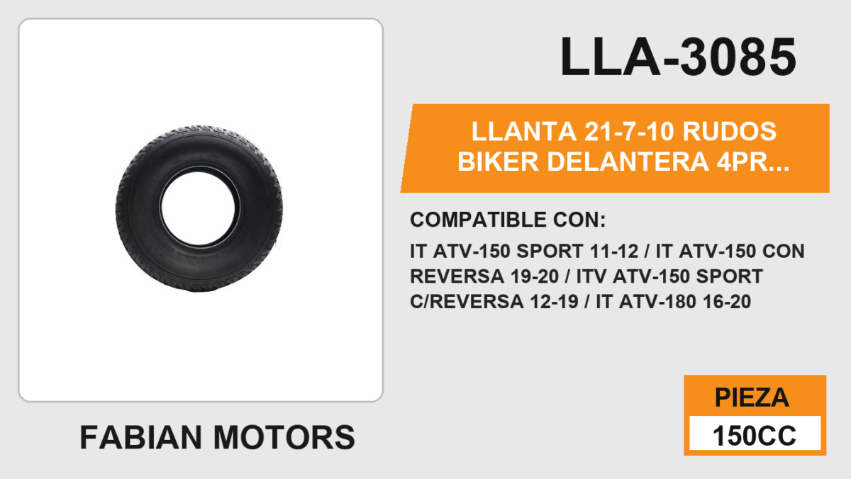 21/7-10 4PR P138 DELANTERA