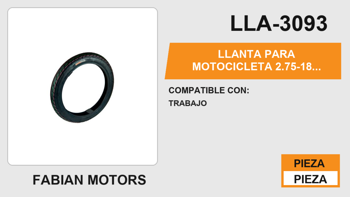 2.75-18 CY198 4PR NO USA CAMARA (TL)