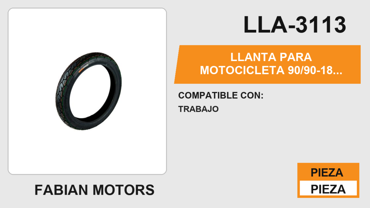 90/90-18 CY128 6PR TL NO USA CAMARA