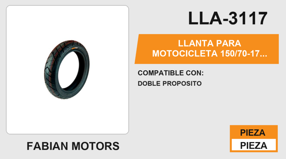 150/70-17 CY157 4PR NO USA CAMARA (TL)