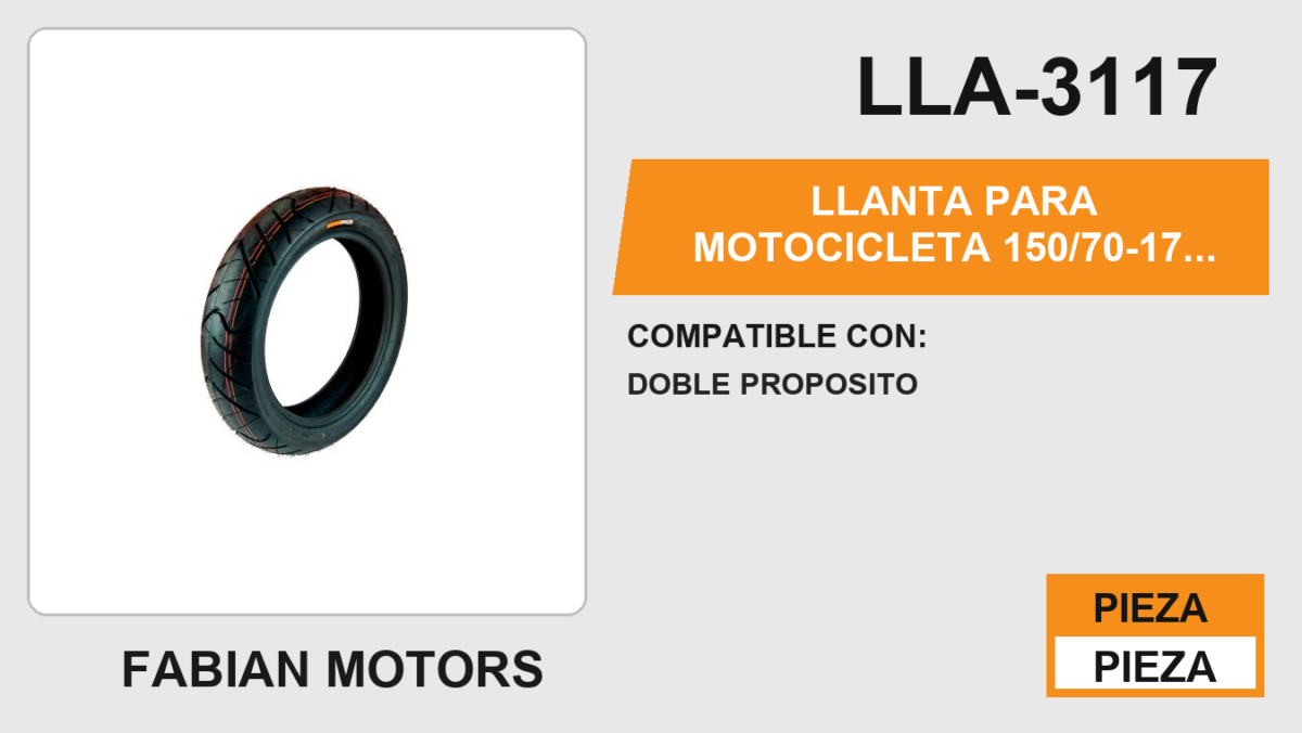 150/70-17 CY157 4PR NO USA CAMARA (TL)