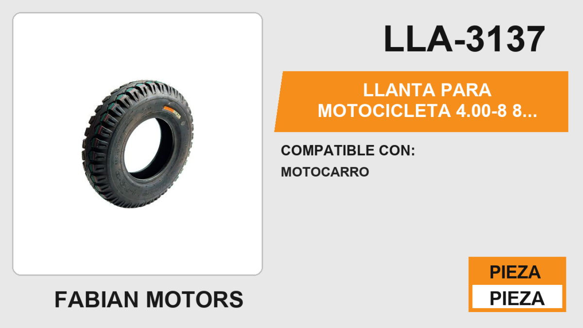 4.00-8 8 CAPAS P111 USA CAMARA (TT)
