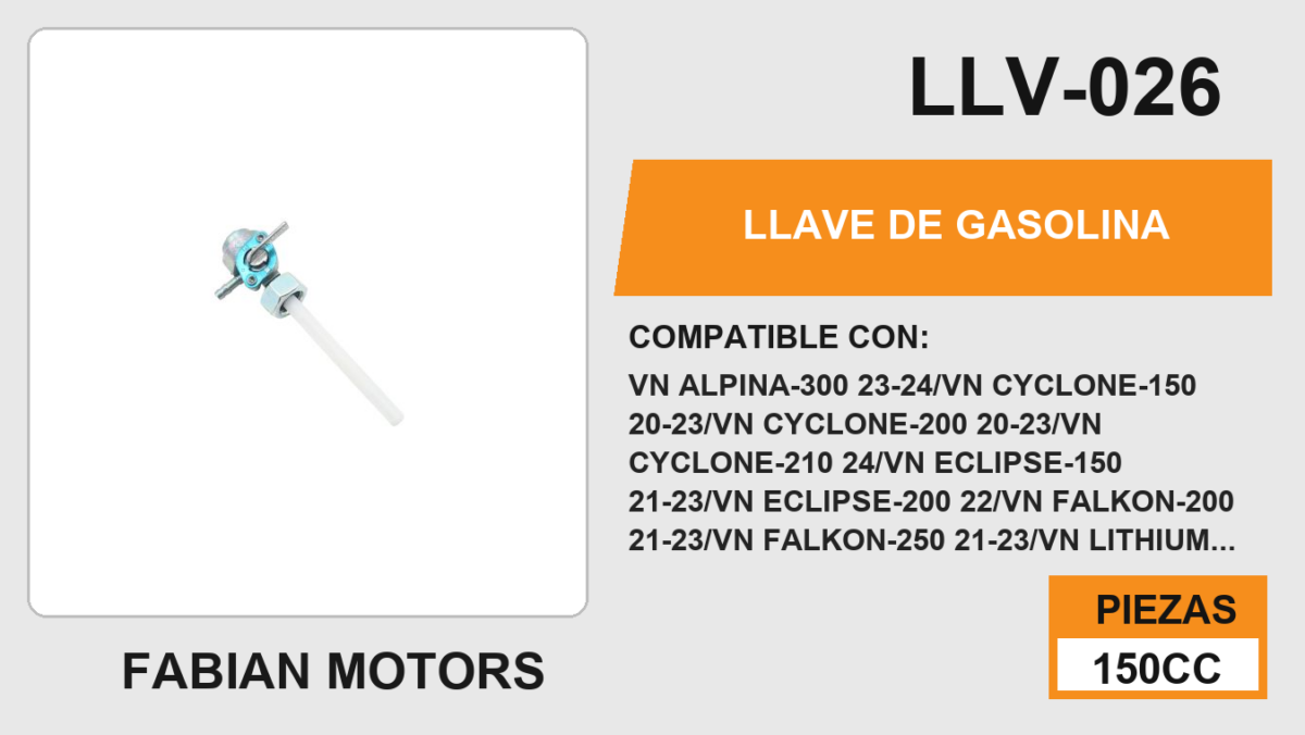 LLAVE DE GASOLINA