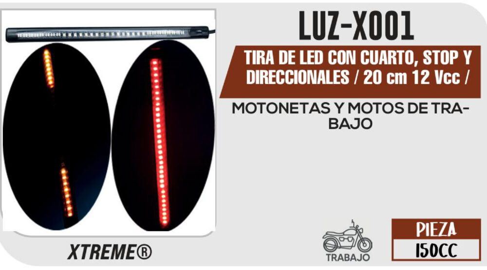 LUZ DE 6 LED'S 12Vcc