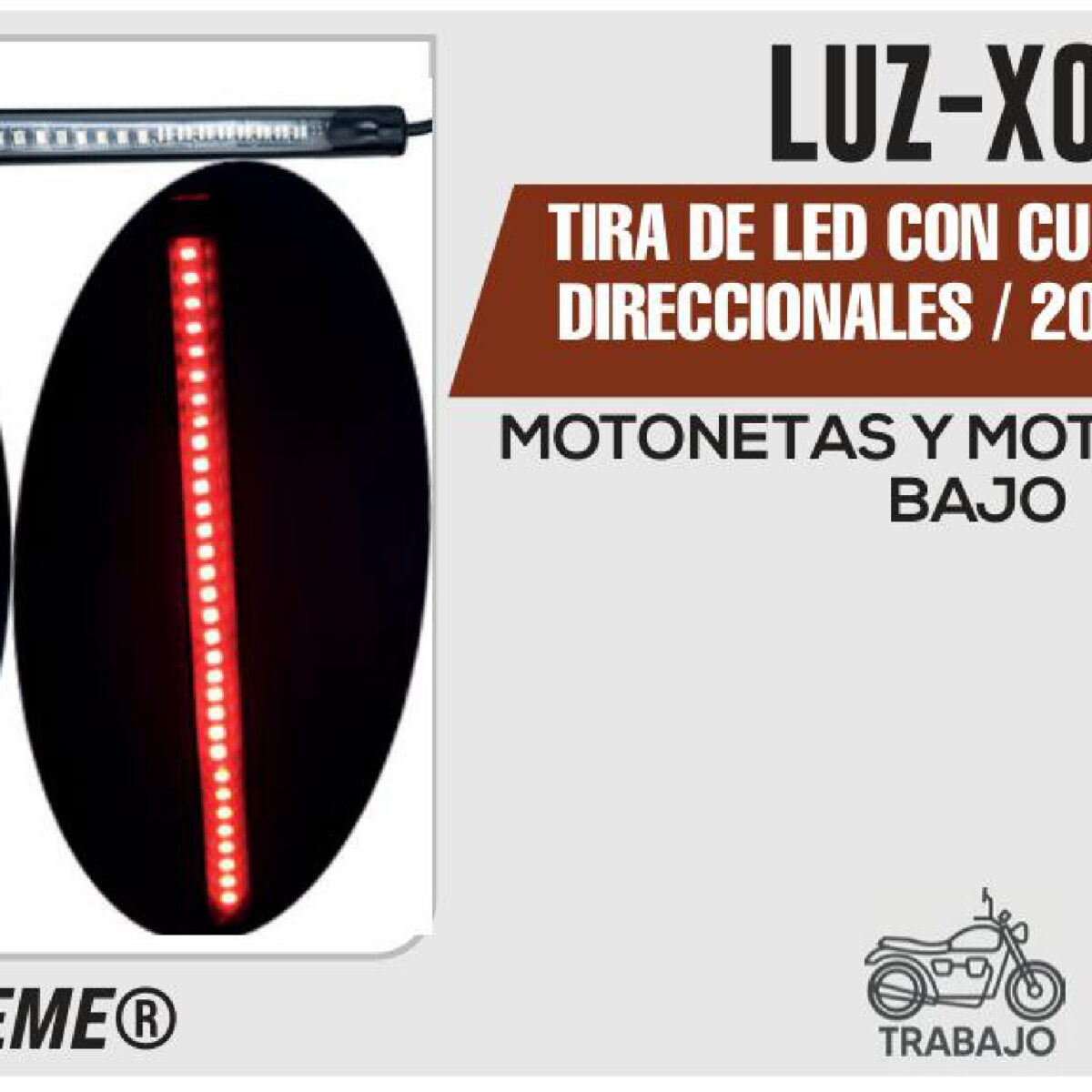 LUZ DE 6 LED'S 12Vcc