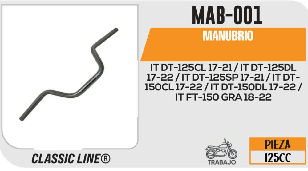 MANUBRIO PLATA