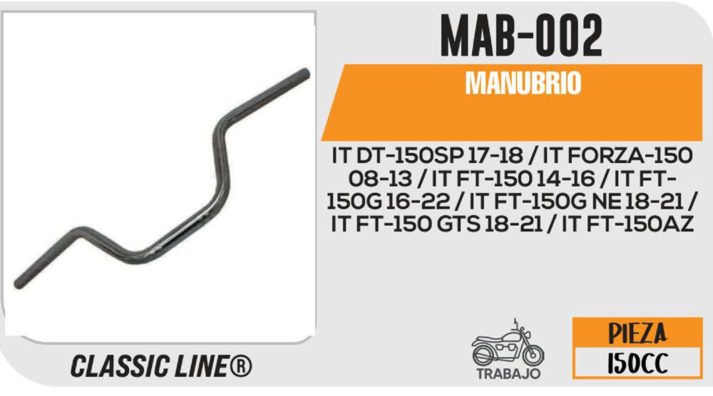MANUBRIO PLATA