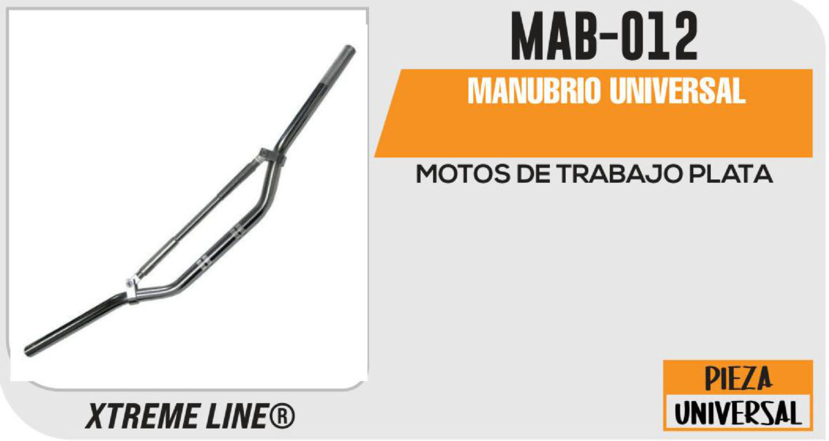 MANUBRIO UNIVERSAL PLATA