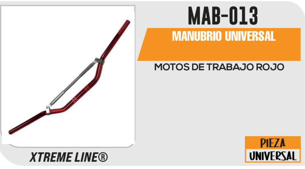 MANUBRIO UNIVERSAL ROJO