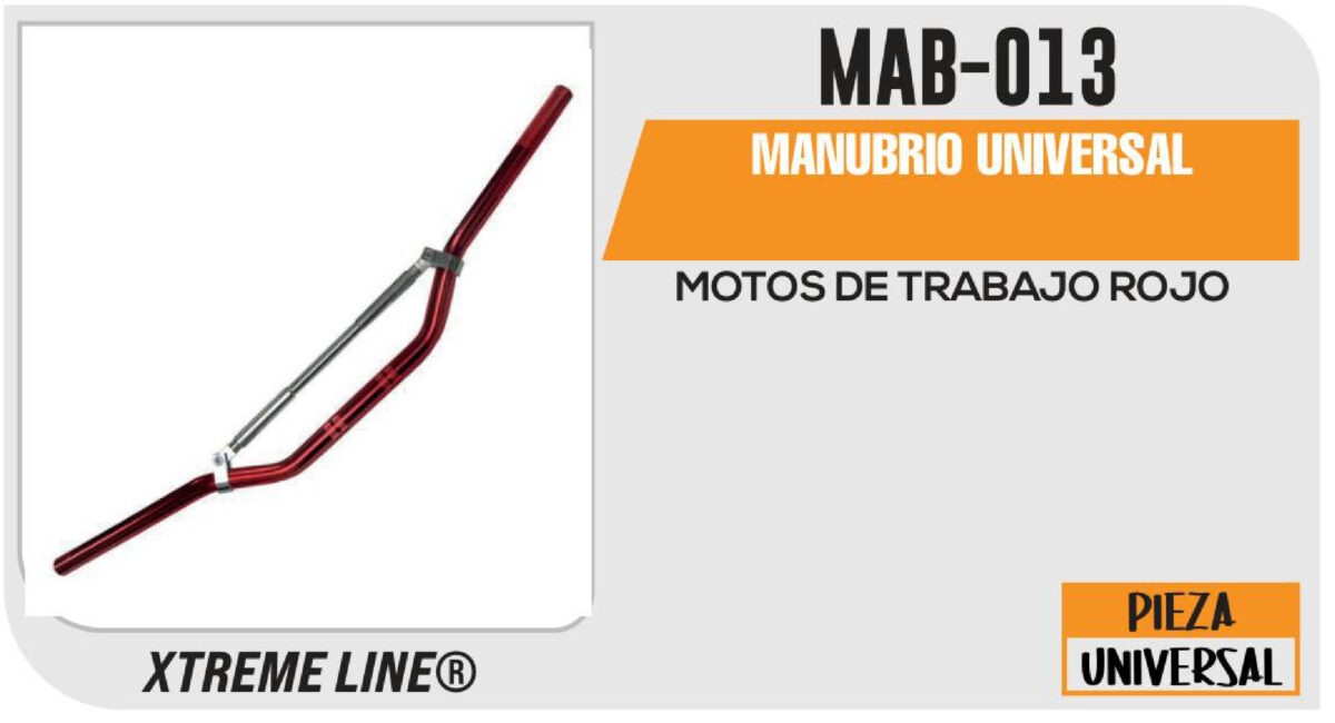 MANUBRIO UNIVERSAL ROJO
