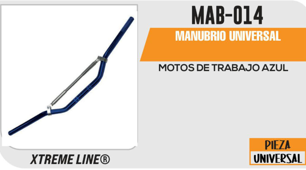 MANUBRIO UNIVERSAL AZUL