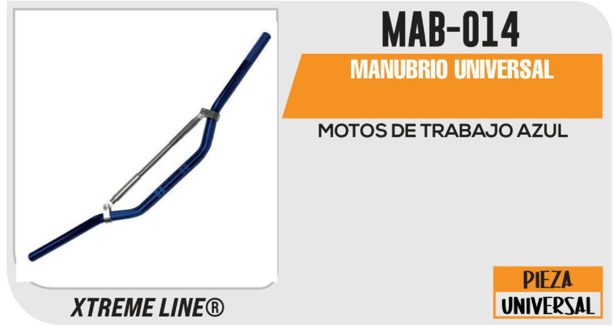 MANUBRIO UNIVERSAL AZUL