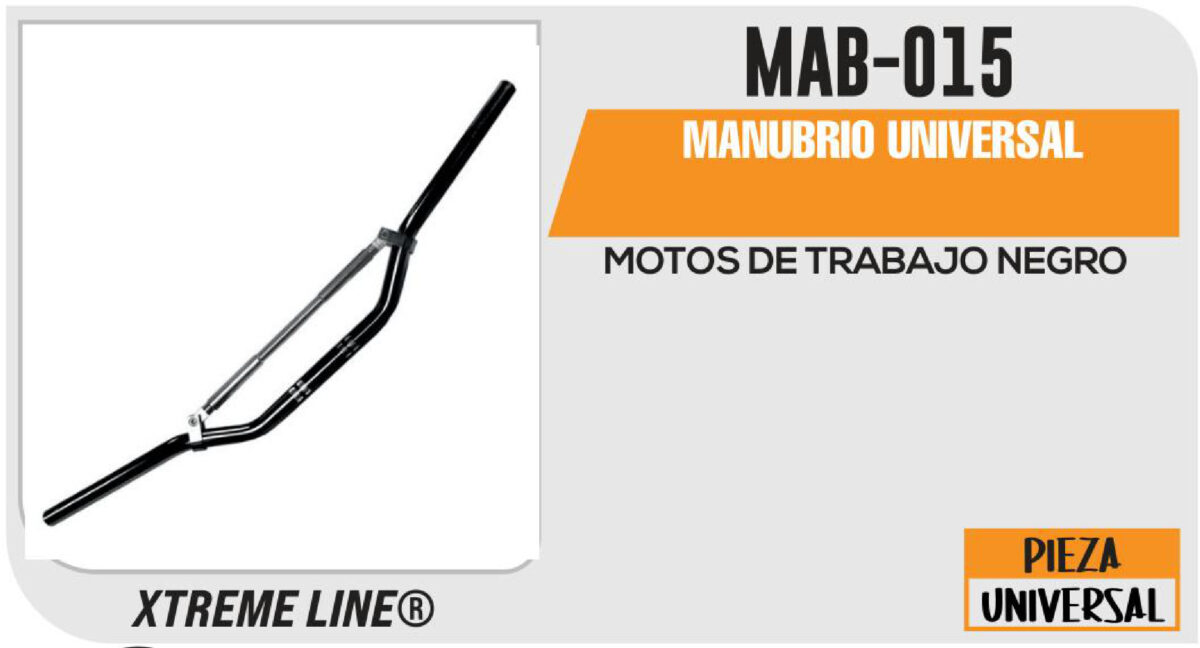 MANUBRIO UNIVERSAL NEGRO