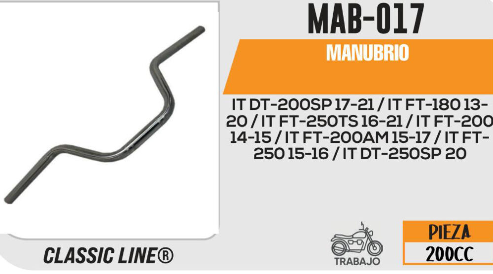 MANUBRIO PLATA