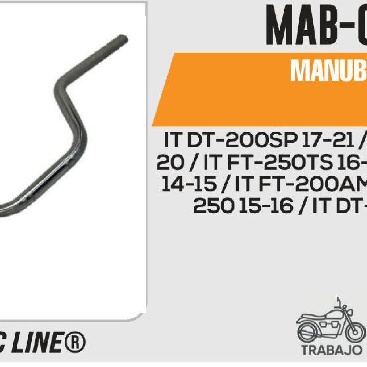 MANUBRIO PLATA