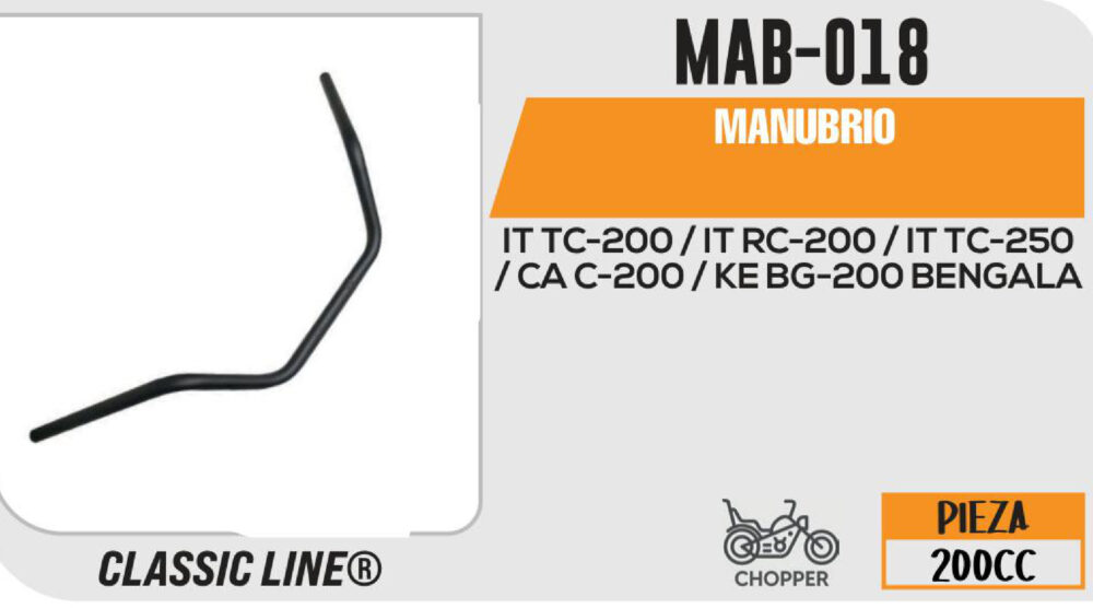 MANUBRIO NEGRO
