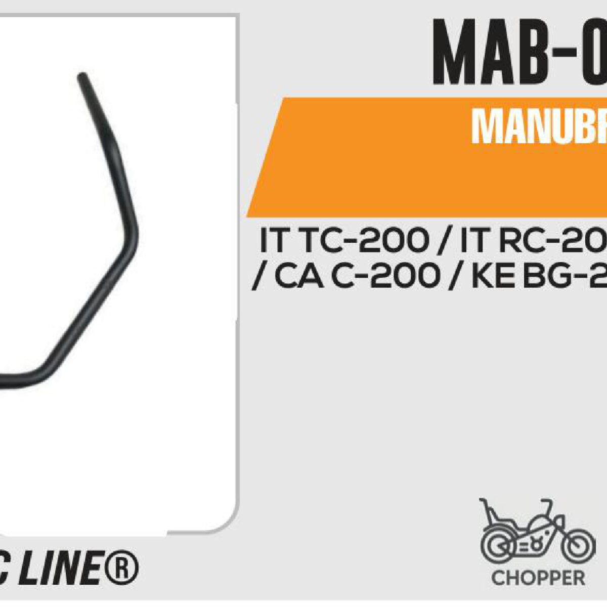 MANUBRIO NEGRO
