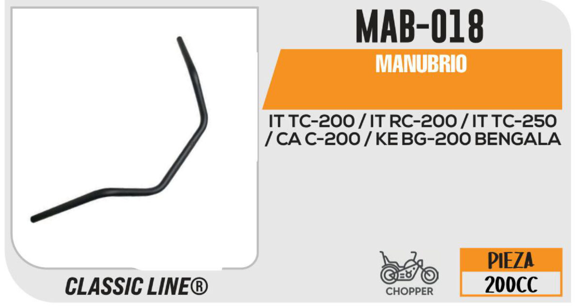 MANUBRIO NEGRO