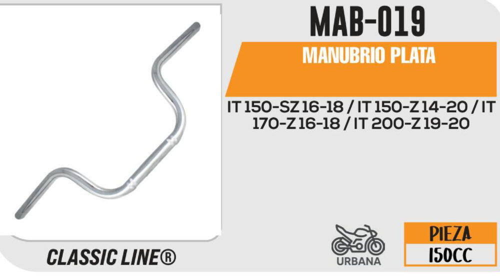 MANUBRIO PLATA