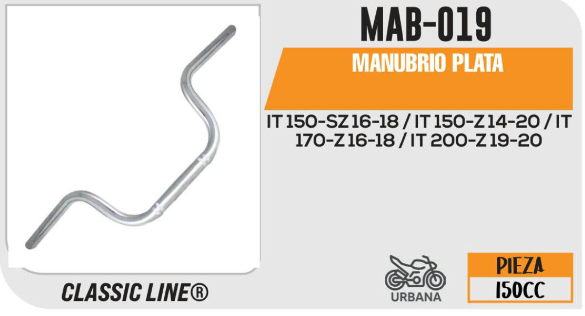 MANUBRIO PLATA