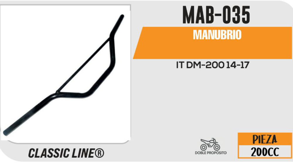 MANUBRIO NEGRO