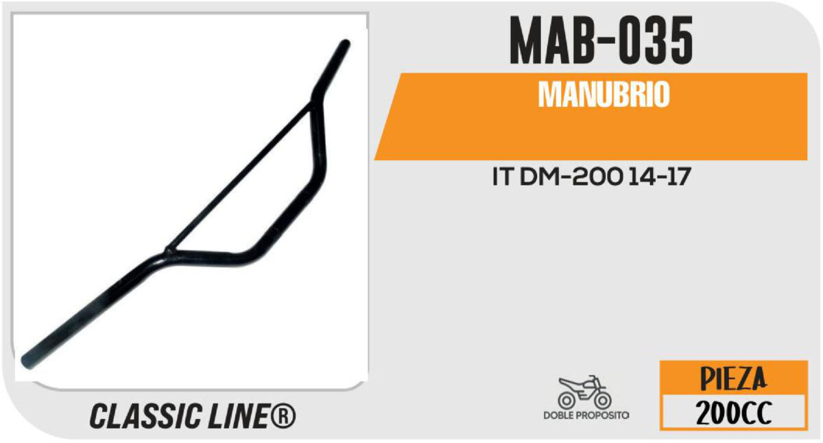 MANUBRIO NEGRO