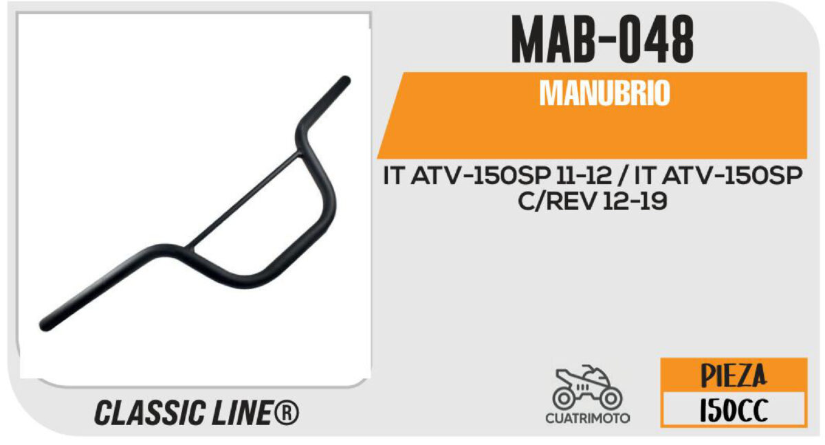 MANUBRIO NEGRO