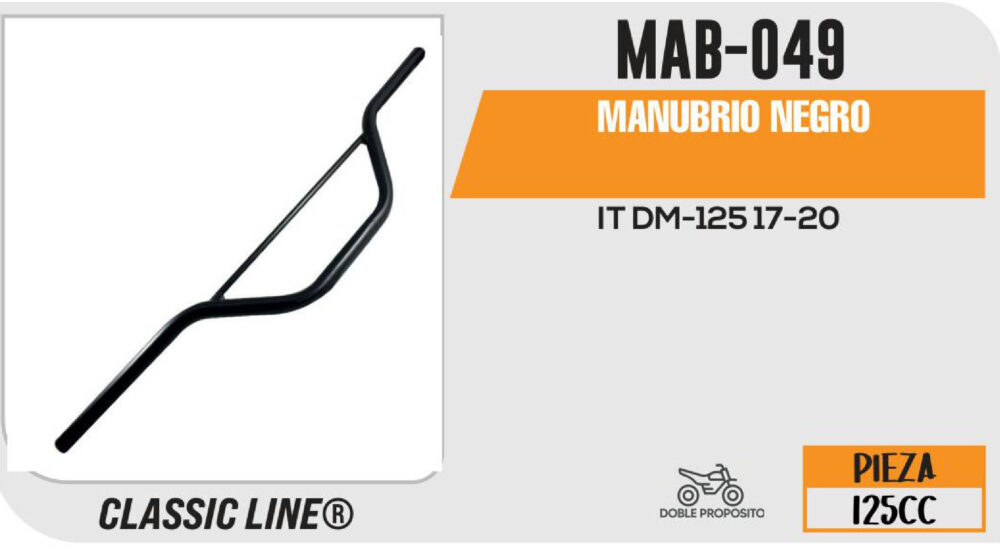 MANUBRIO NEGRO