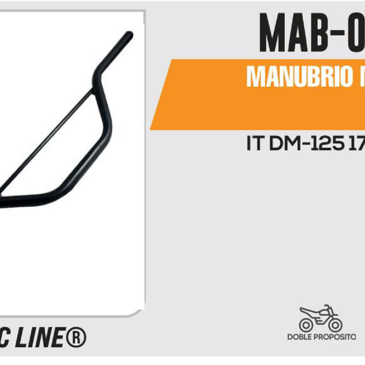 MANUBRIO NEGRO