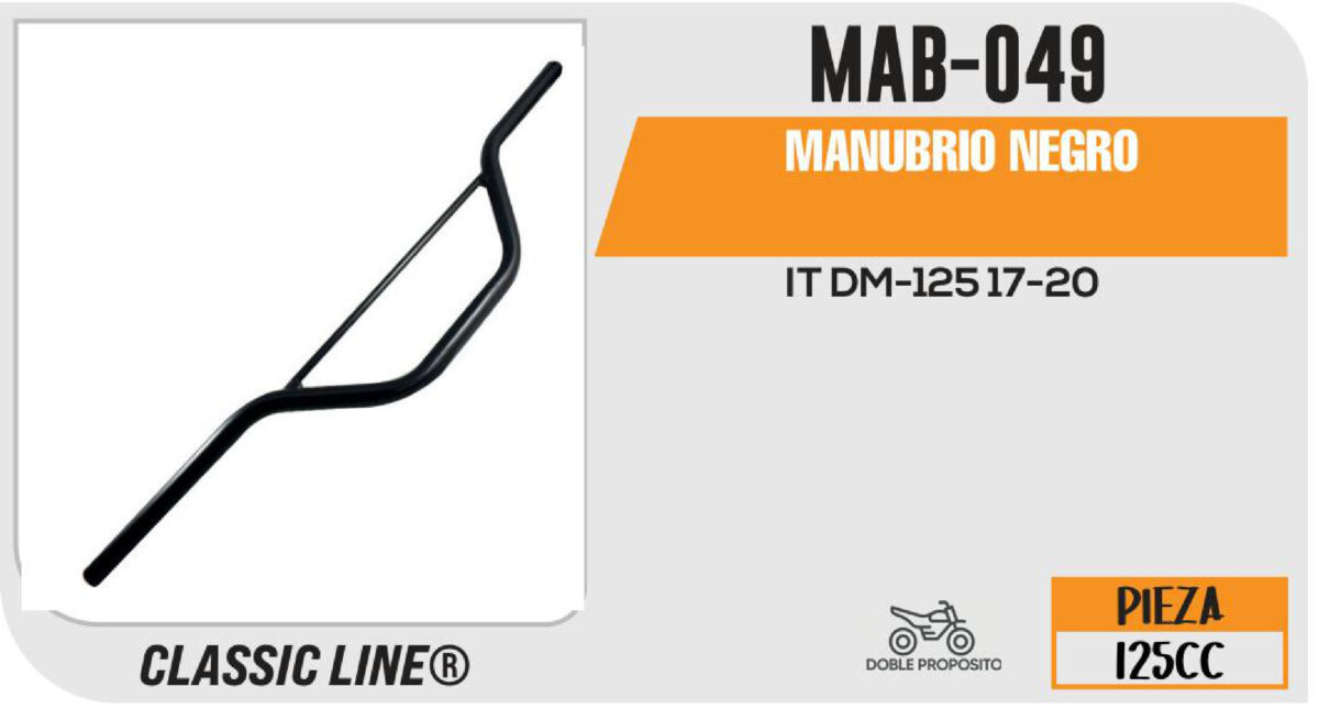 MANUBRIO NEGRO