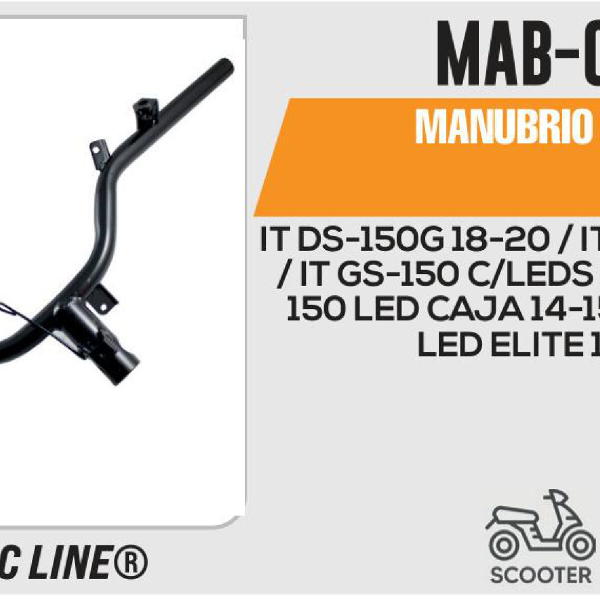 MANUBRIO NEGRO