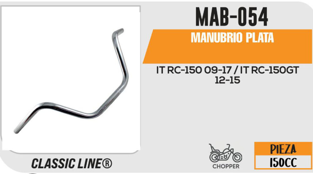 MANUBRIO PLATA