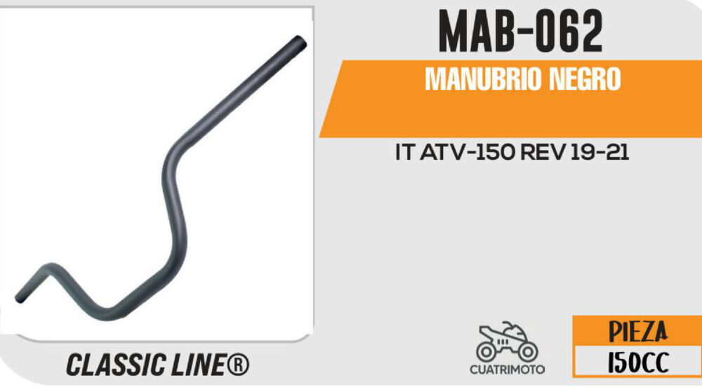 MANUBRIO NEGRO