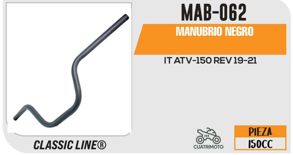 MANUBRIO NEGRO