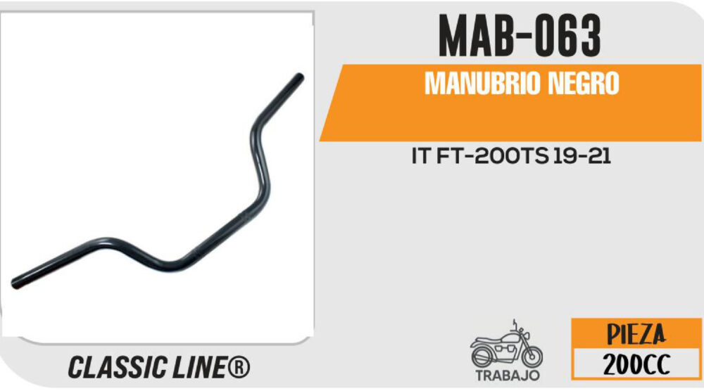 MANUBRIO NEGRO