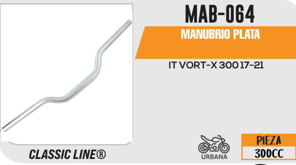 MANUBRIO PLATA