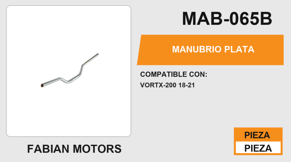 MANUBRIO PLATA