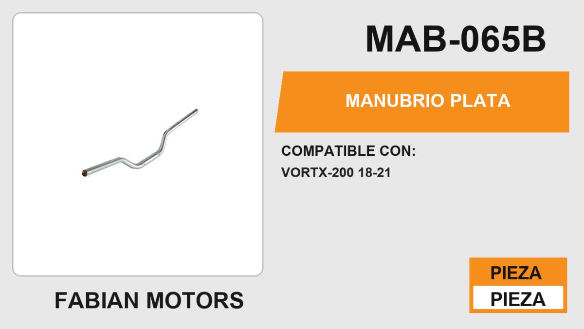 MANUBRIO PLATA