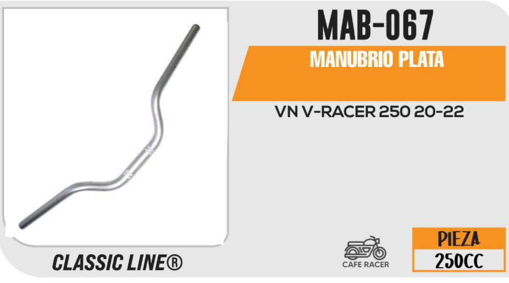 MANUBRIO PLATA