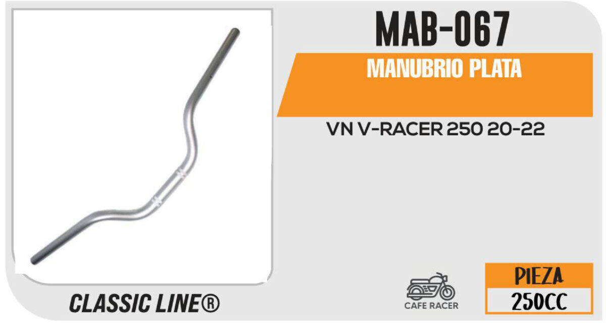 MANUBRIO PLATA